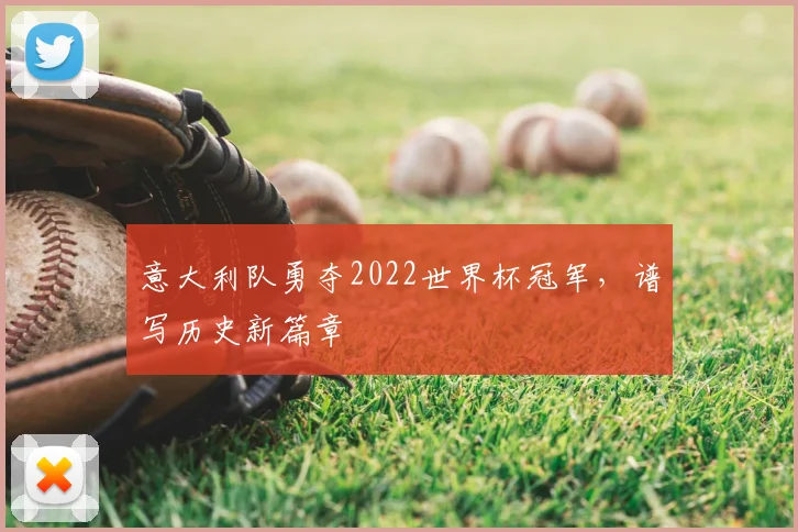 意大利队勇夺2022世界杯冠军，谱写历史新篇章